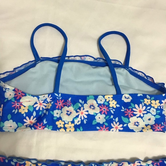 Cat & Jack Girls Two-piece Biquini Swimwear Size XL14 - Picture 7 of 10